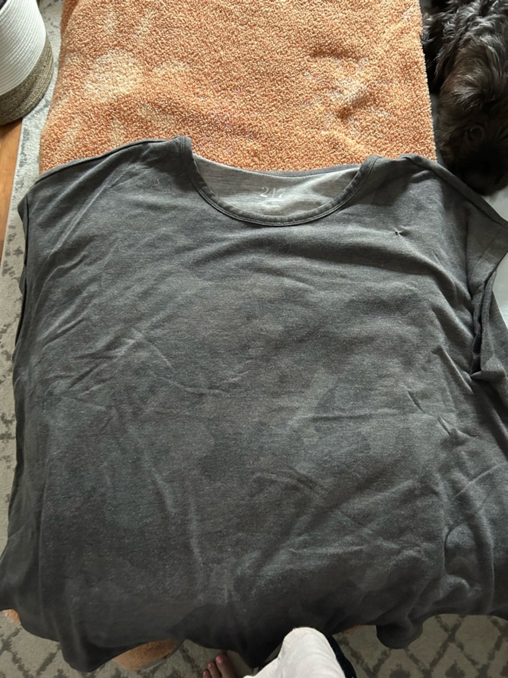 Maurices 24/7 Short-Sleeve Crew Tee in Charcoal Gray